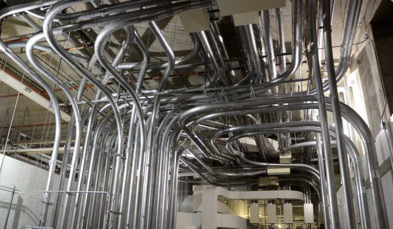 pneumatic tubes will be the veins of the Glen site