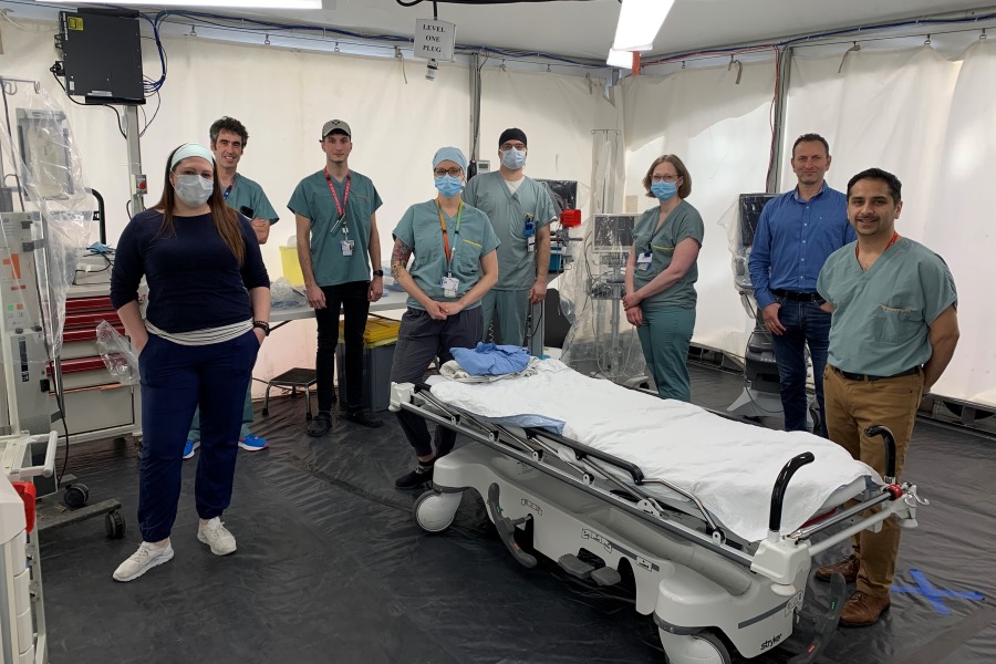 MGH resuscitation tent provides critical support and space during COVID-19  pandemic