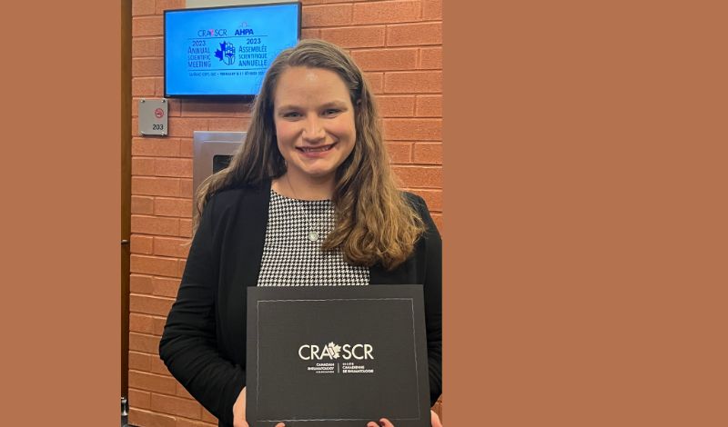 Leah Rasch RI-MUHC trainee wins Best Abstract award from the Canadian Rheumatology ...