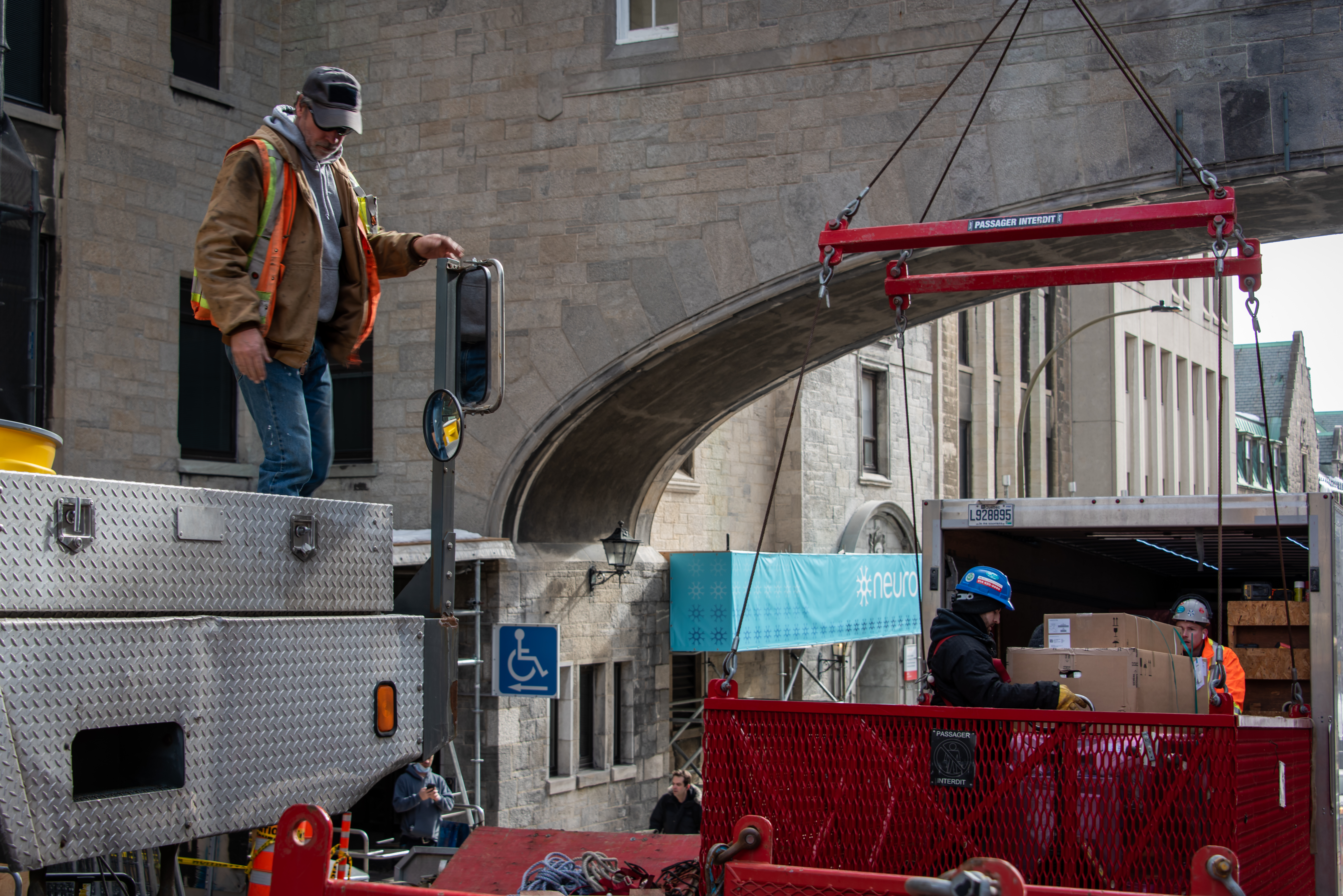 construction at the Neuro