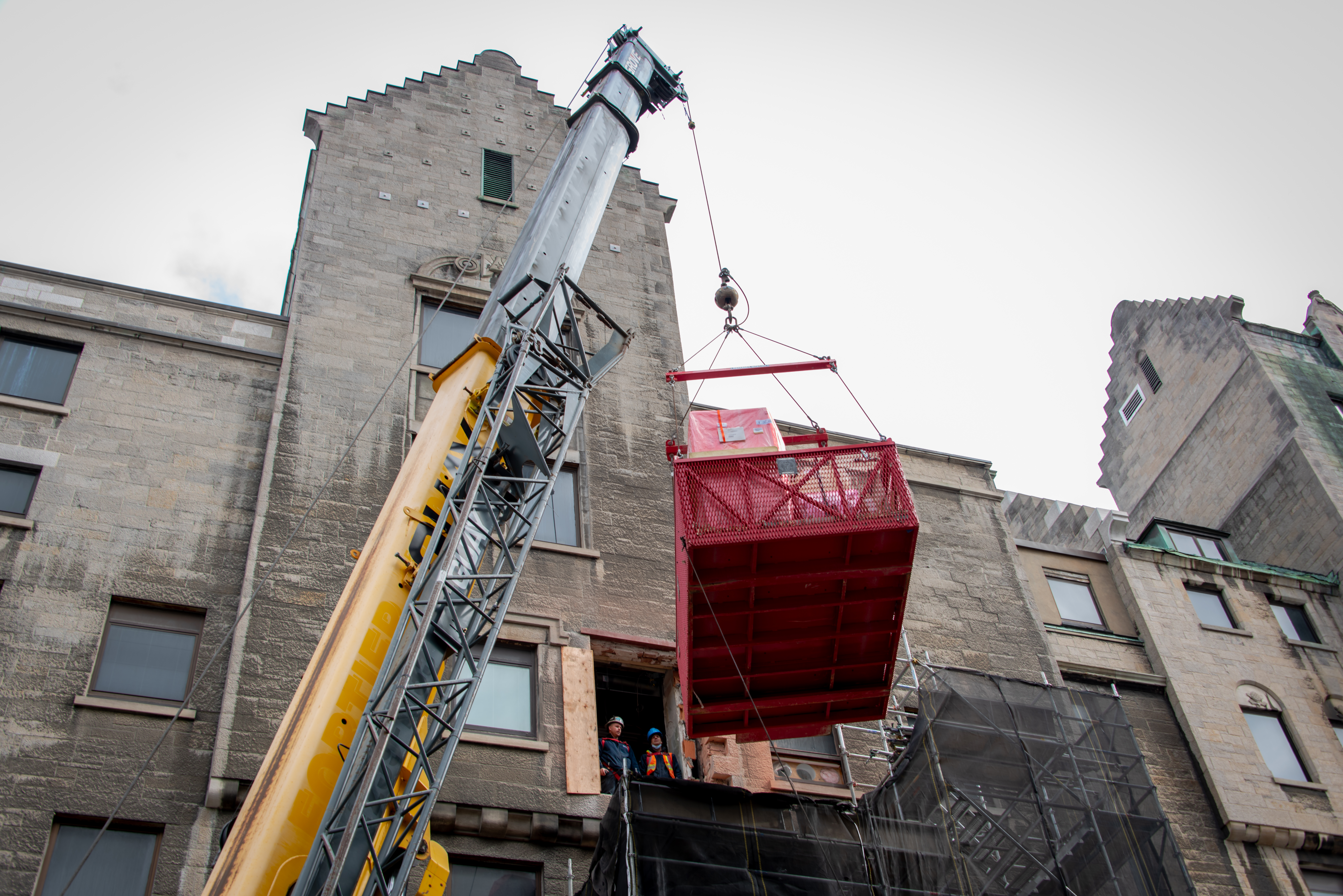 construction at the Neuro