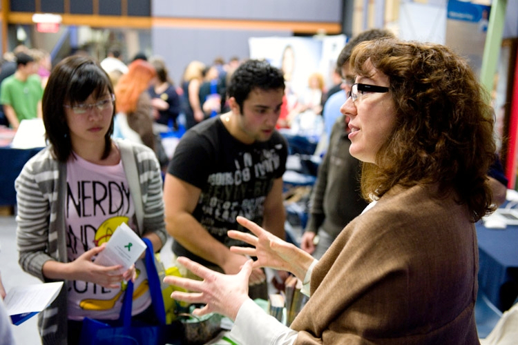 Wendy teaching students