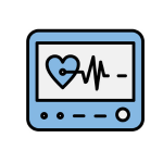 Icon of heart for Non-invasive Cardiology and Vascular Lab