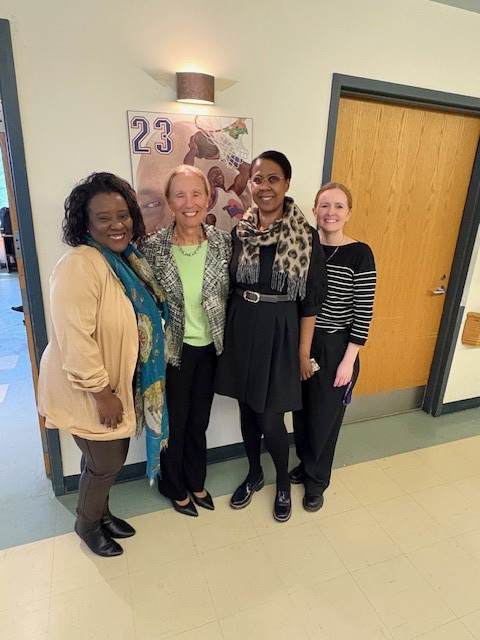 Nancy Plaisir, Rosemarie, Judith Morlese (Nurse Manager) et Jenny Gaboury (Advanced Practice Nurse)