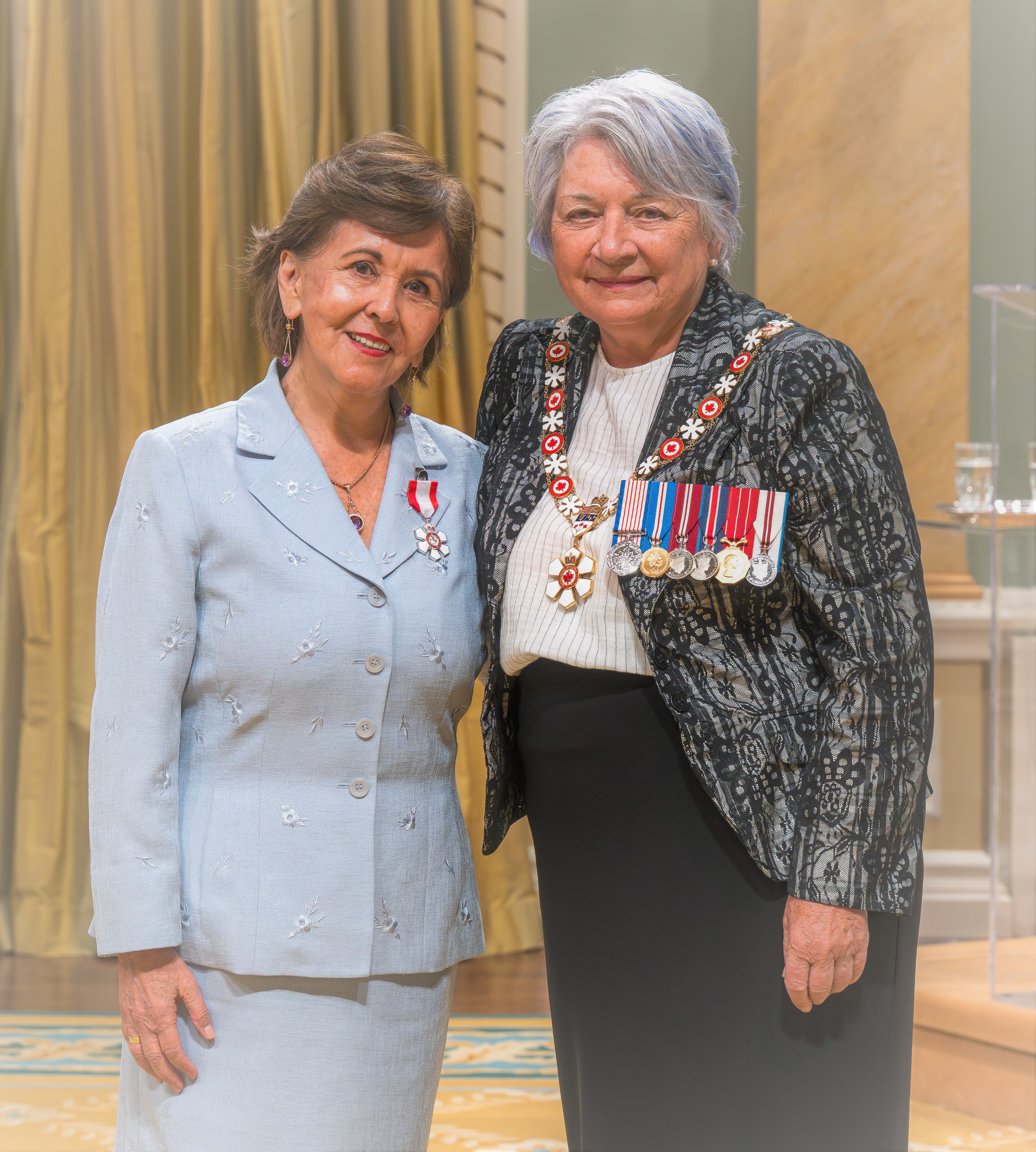 Dr. del Carpio with the Governor General of Canada