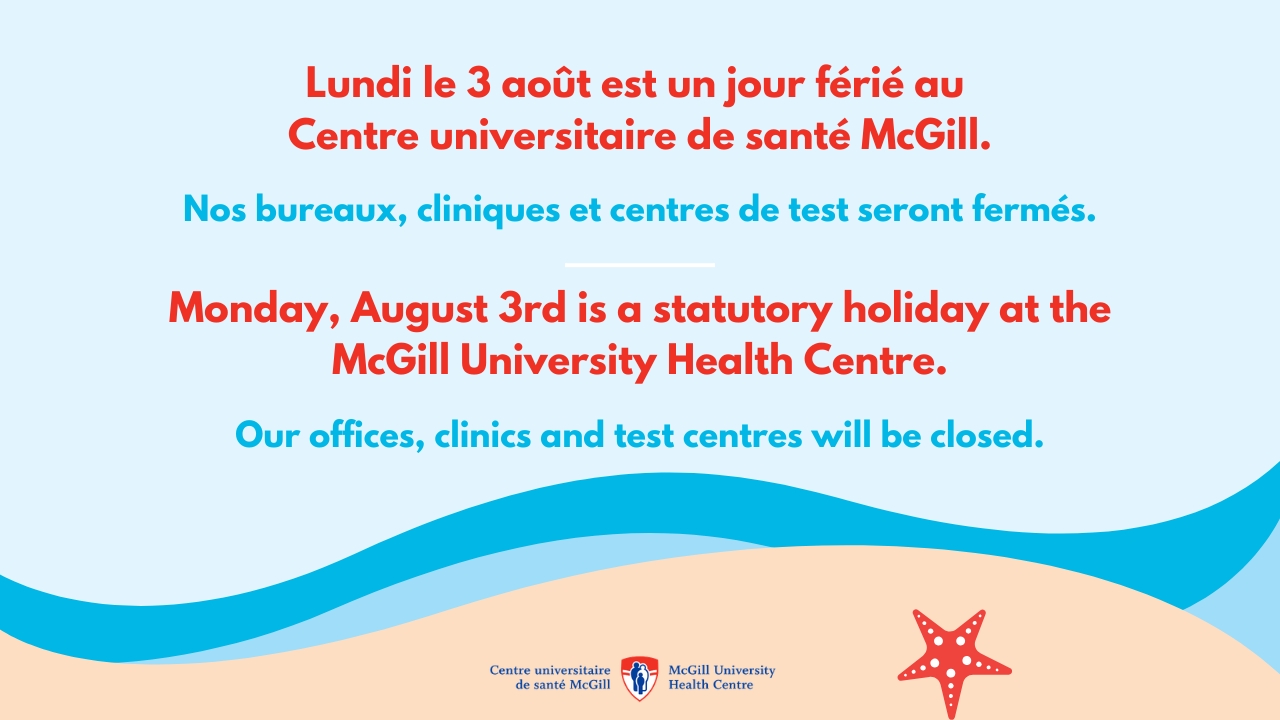 Holiday closures