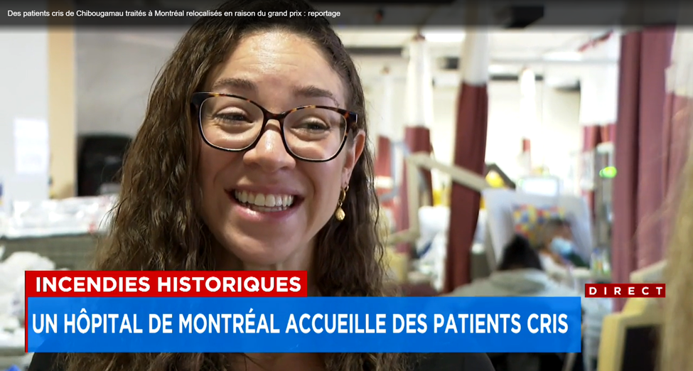 Montreal General Hospital dialysis unit successfully accommodates Cree patients from Chibougamau