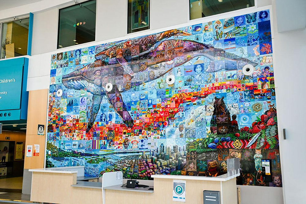 A soaring mural unveiled at the MCH