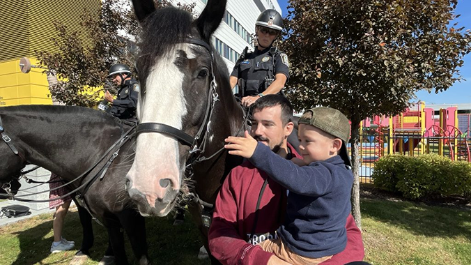 SPVM cavalry puts a smile on MCH patients' faces