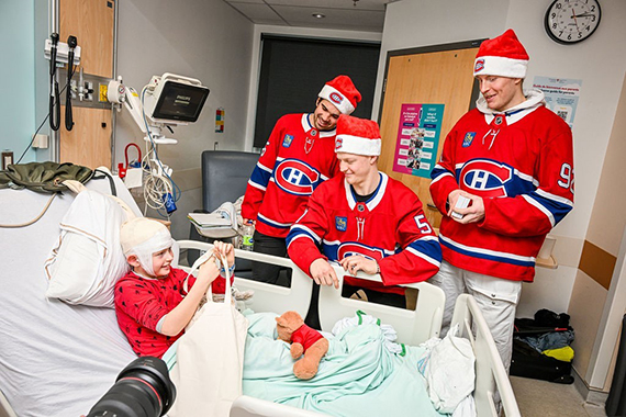 The Canadiens visit the MCH