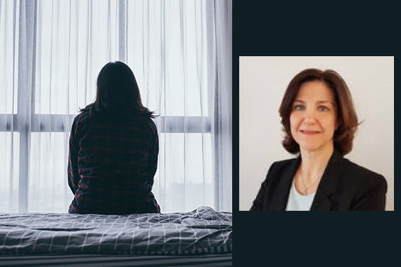 Treating depression with a headset