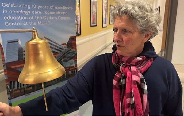 Ringing the bell is like sounding the death knell for chemotherapy treatments for patients