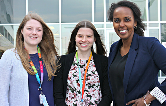 Ariane Bélanger, Paule Jubinville, Lula Ahmed-Shire