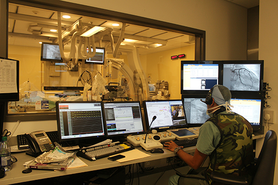 The MUHC Cath Lab, where life-saving cardiac procedures are carried out 24 hours a day, seven days a week.