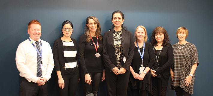 Some of the members of the team behind the Lachine Hospital modernization project. Some of the members of the team behind the Lachine Hospital modernization project.