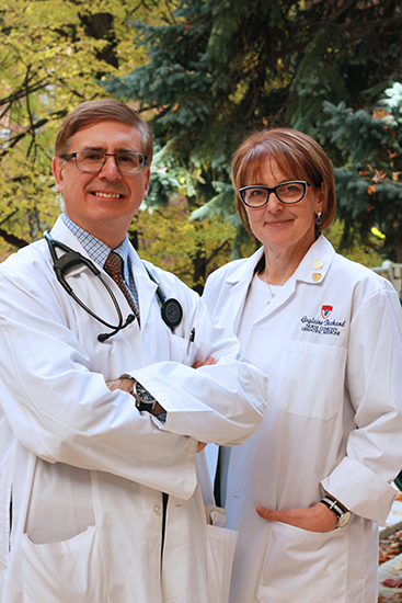 Dr. José A. Morais and nurse clinician Guylaine Bachand