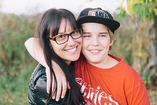 Susan_Rodrigues and her son Jacob