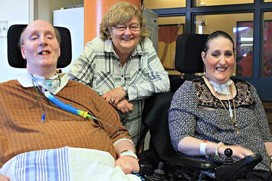 Tracey and Steven, with their mother Carol