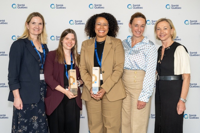 MUHC: Colleen Timm, Paule Jubinville, Claudiane Poisson, Dr. Lucie Opatrny; Santé Québec&nbsp;: Christiane Germain, Board Chair