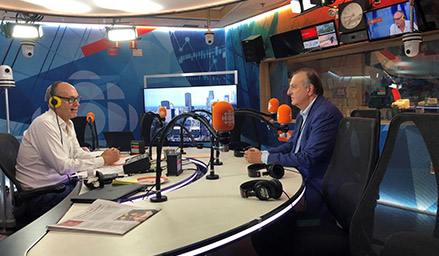 Dr. Pierre Gfeller invited to Radio-Canada’s Gravel, le matin