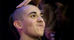 Syrian students shave their heads to benefit Cedars Cancer Foundation