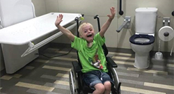 Parents asking for public restrooms better adapted to handicapped children