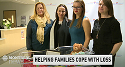 The Royal Victoria Hospital of the MUHC has received the province's first cuddle cot
