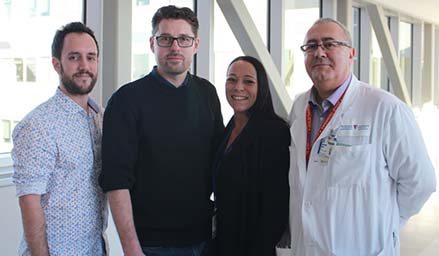 Dr. Jean-Pierre Routy and his team
