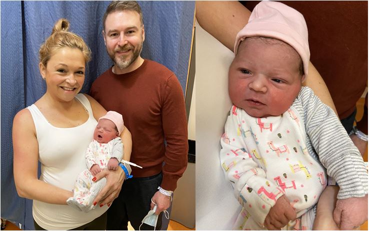 First baby MUHC 2021 Lara Michelle Adaszkiewicz