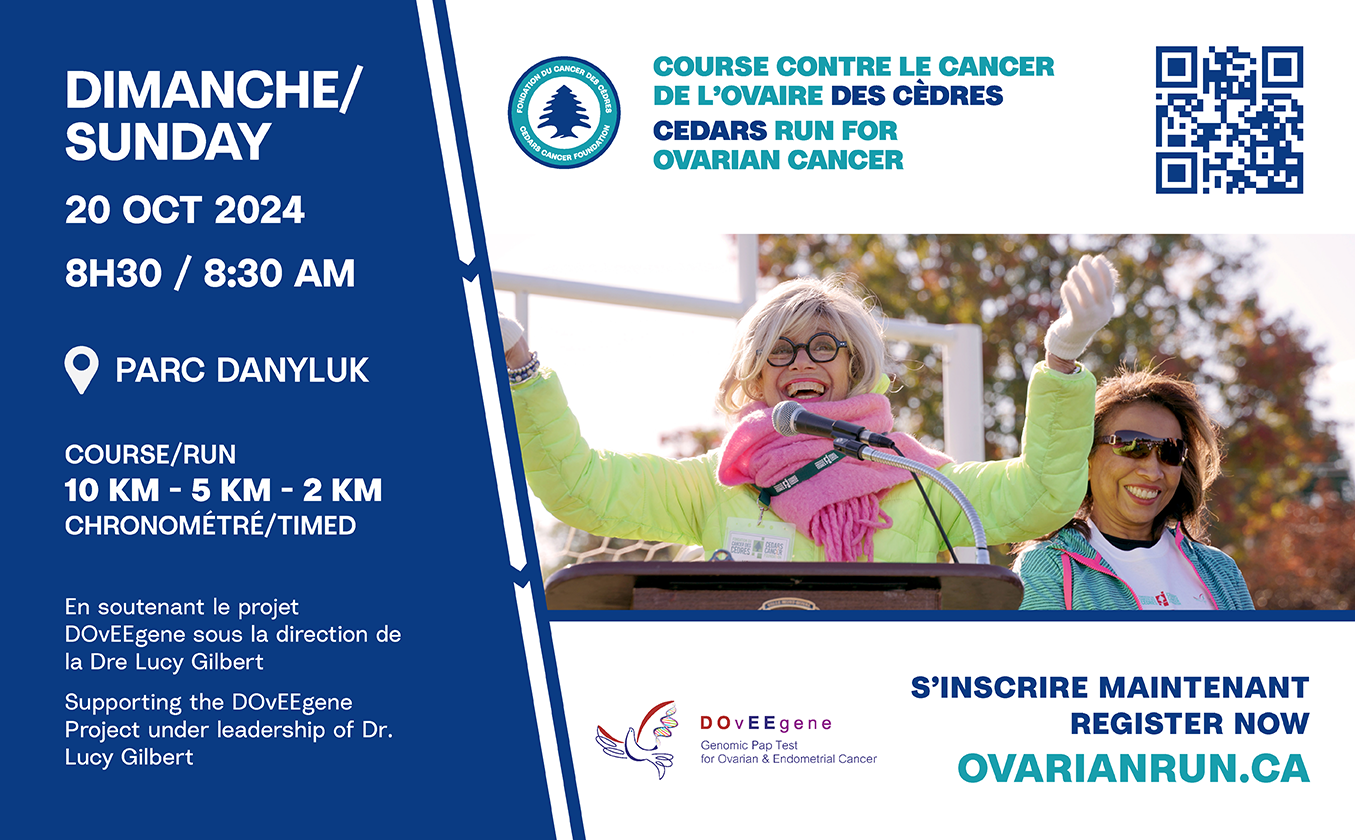 Course contre le cancer de l'ovaire des Cèdres