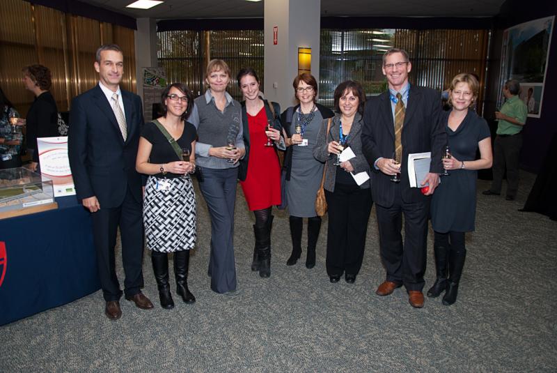 MUHC people at the Thank you Cocktail